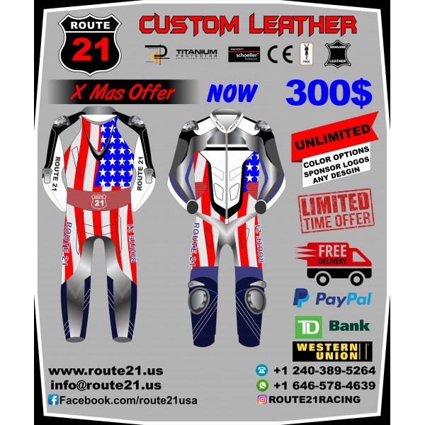 Custom Racing racing suit X Mas offer E mail info@route21.us