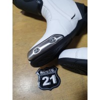 Long drag racing boots with Inside slider