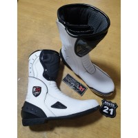 Long drag racing boots with Inside slider